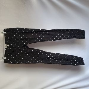Blanknyc x Madewell Black Skinny Jeans Cream Polka Dots Size 28